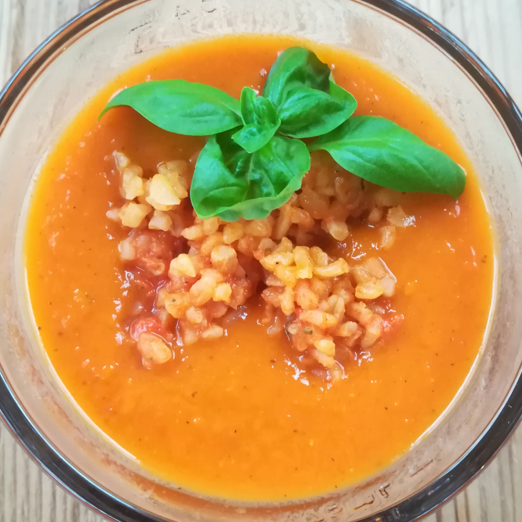 Tomatensuppe mit Bulgur – Kochen mit Annemarie